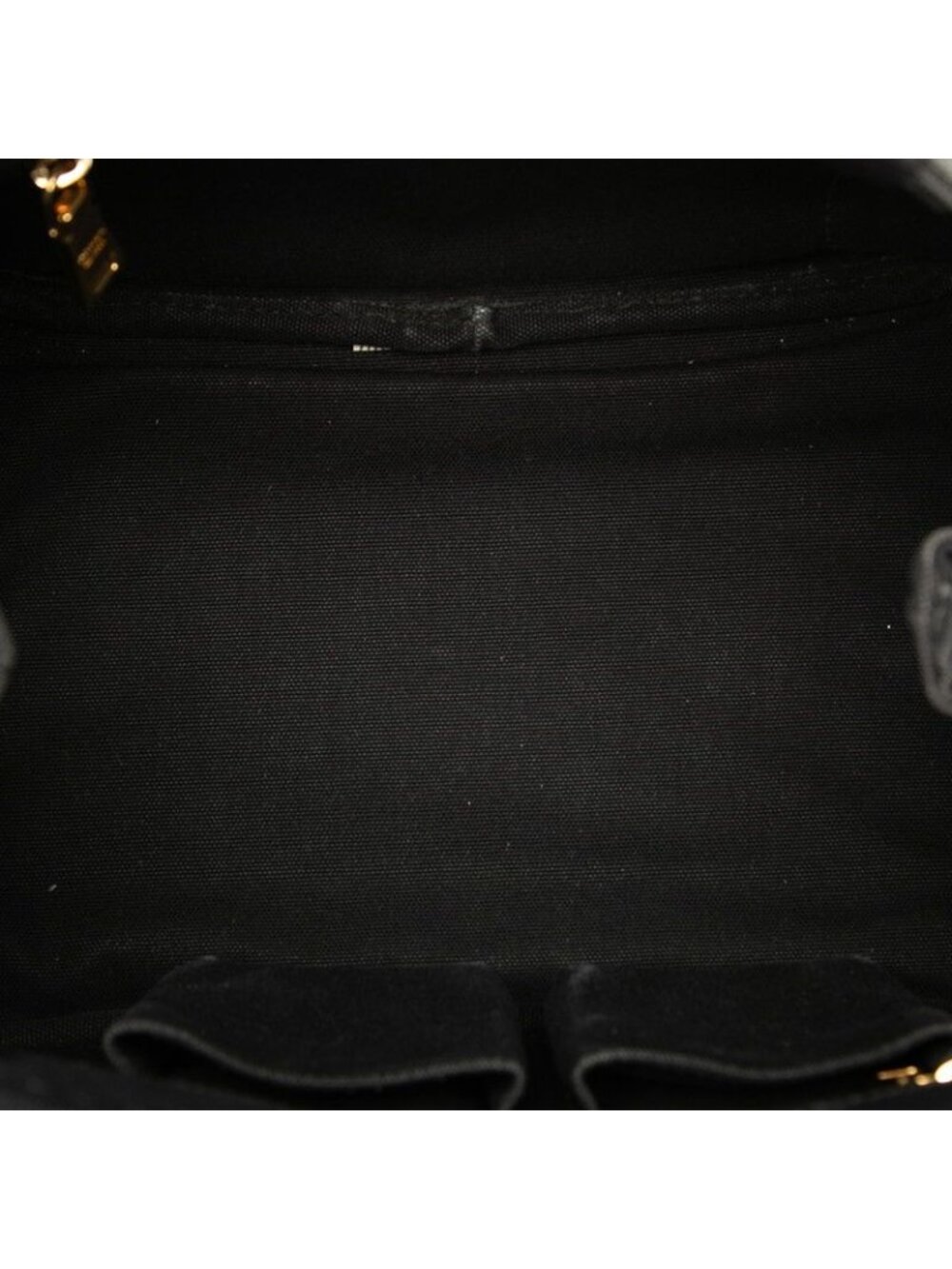Prada Canapa Tote Black Canvas - Picture 4 of 5